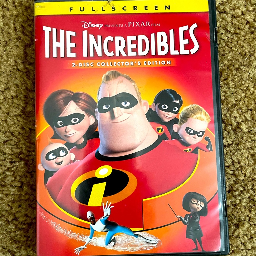 Disney Incredibles Dvd